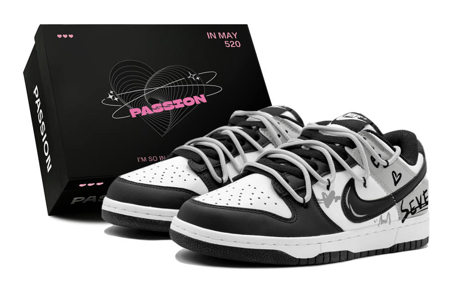 Nike Nike Dunk Romantic Favor, Arrow Through The Heart, Minimalist Style Versatile, American Streetwear Low top