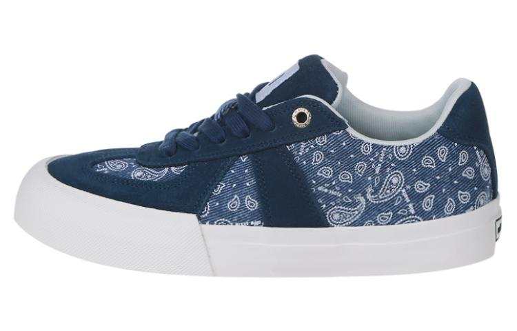 Ollieskate Abrasion Resistant Low top Skateboard Shoes Unisex Blue