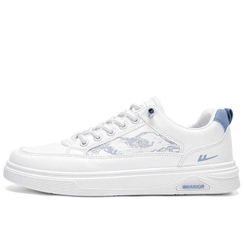 WARRIOR Warrior Low top Skateboard Shoes Men's White Blue