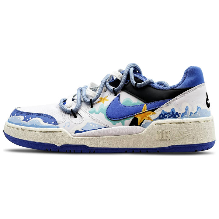 Nike Nike Full Force Low Leather Slip Resistant Cushioning Abrasion Resistant Low top Skateboard Shoes Men's