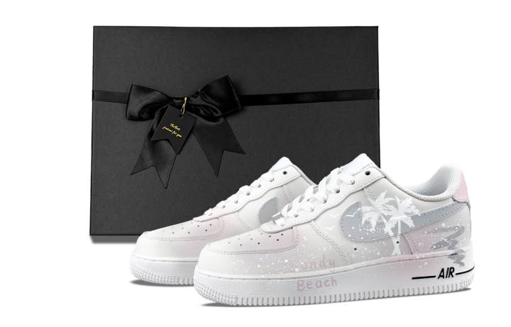 Nike Nike Air Force 1 Abrasion Resistant Low top Skateboard Shoes Women's Pink