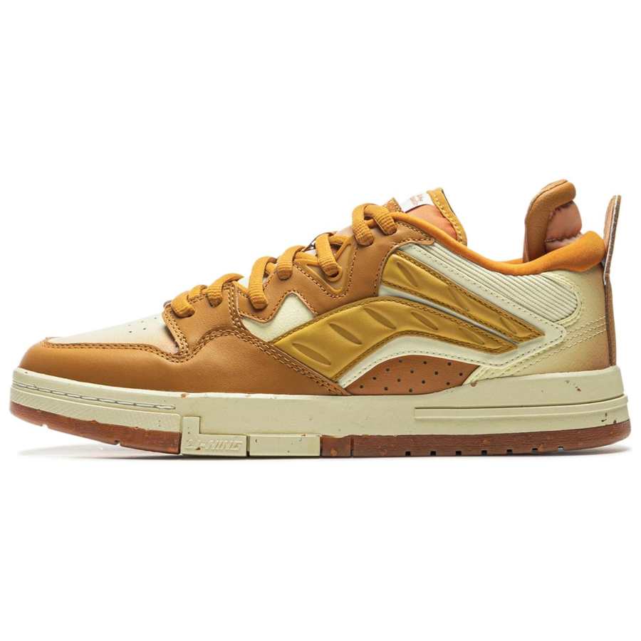 Li-Ning Li Ning Wave Pro Low top Skateboard Shoes Men's Yellow Brown