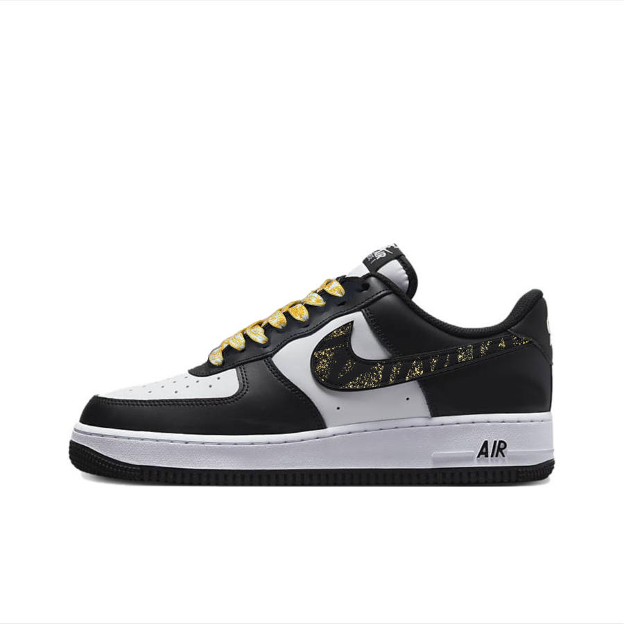 Nike Nike Air Force 1 'Panda Gilded Years Slip Resistant Abrasion Resistant Balance Low top Skateboard Shoes Unisex