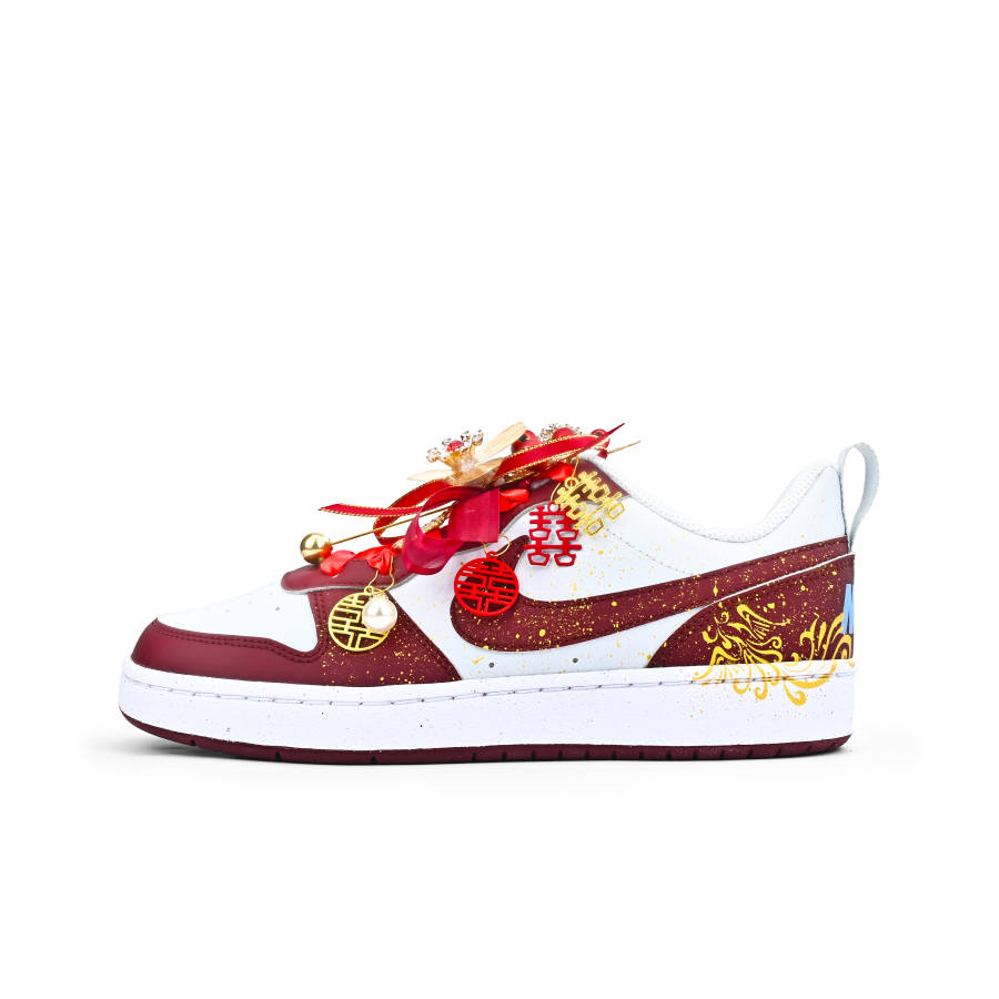Nike Nike Court Borough Abrasion Resistant Abrasion Resistant Low top Skateboard Shoes Women's Burgundy