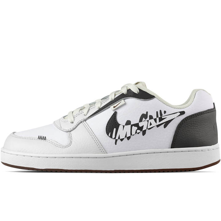 Nike Nike EBERNON Panda Low top Skateboard Shoes Men's Black White