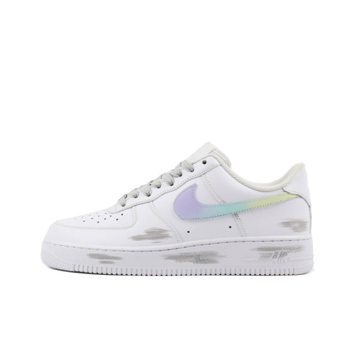Nike Nike Air Force 1 Maris Sal Ice Cream, Panda Exploration, Classic And Versatile Low top Skateboard Shoes Unisex White