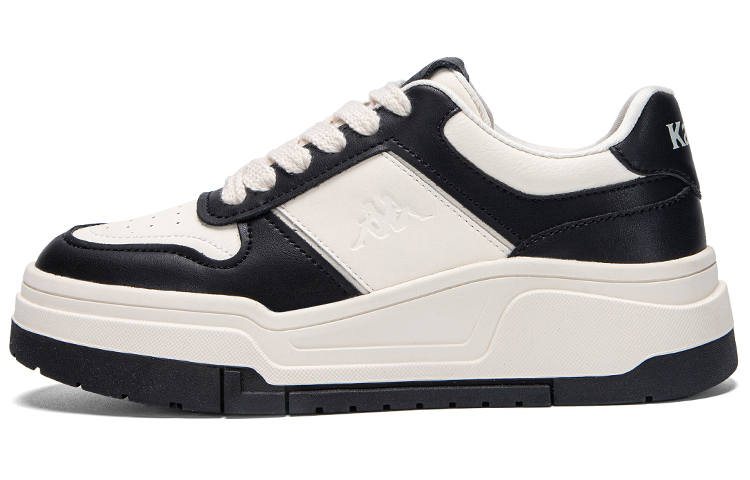 Kappa Slip Resistant Abrasion Resistant Low top Skateboard Shoes Women's White Black
