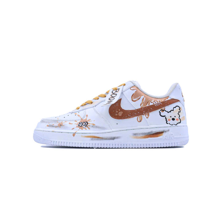 Nike Nike Air Force 1 Singularity, Milk Coffee Puppy Abrasion Resistant Lightweight Breathable