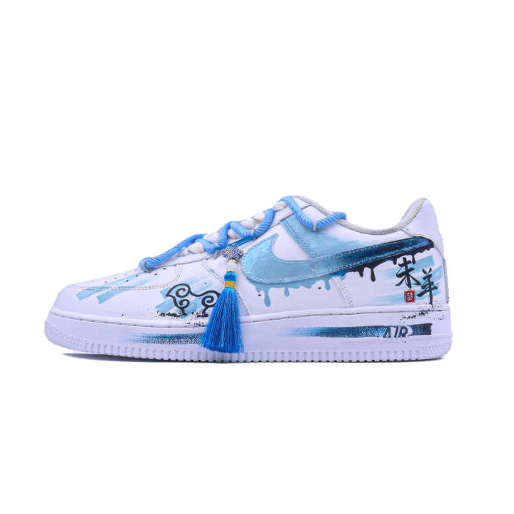 Nike Nike Air Force 1 New Singularity Chinese Zodiac Collection 'Three Goats Bringing Prosperity' Cow Leather Low top