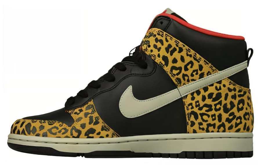 Nike Nike Dunk High Skinny Cushioning, Wear Resistant High top Skateboard Shoes Women's Black