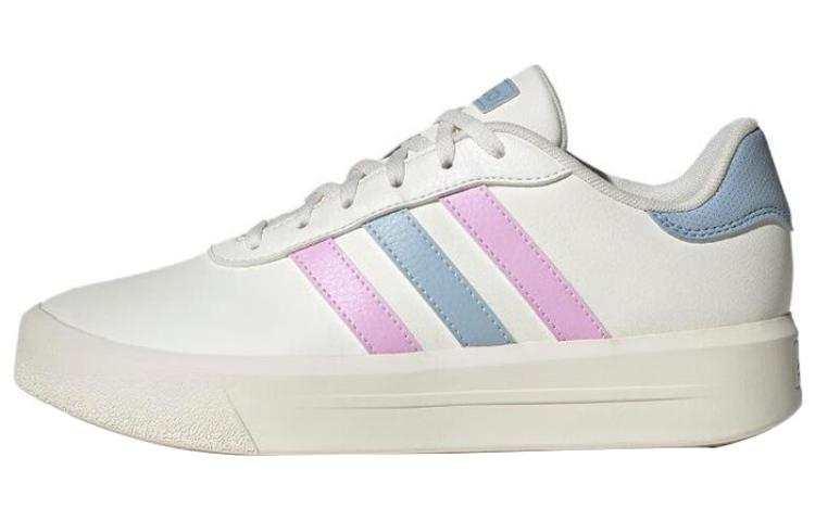 Adidas Neo Adidas Court Platform Shoes 'Off White Lilac Blue' Women's