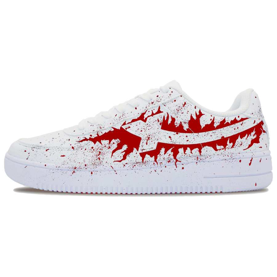 XTEP Air Force 1 Abrasion Resistant Breathable Low top Skateboard Shoes Unisex Red