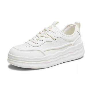 DINGGU Abrasion Resistant Cushioning Low top Skateboard Shoes Women's White