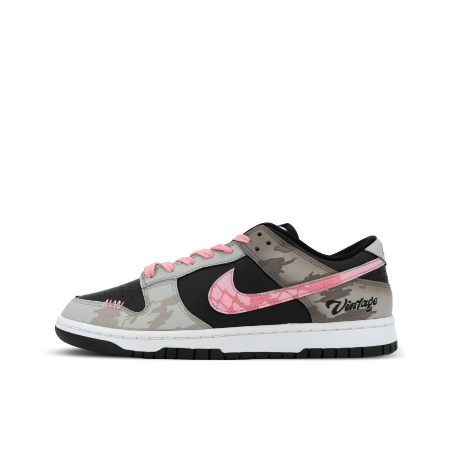 Nike Nike Dunk Gorilla Jiedian XJDD Desert Heart Low top Skateboard Shoes Unisex Pink Brown