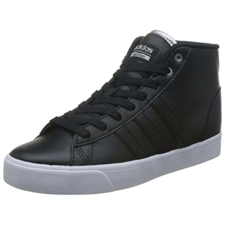 Adidas Adidas Cloudfoam Daily Slip Resistant Abrasion Resistant Mid top Skateboard Shoes Women's Black