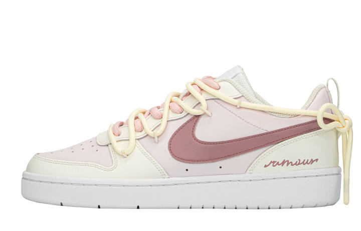 Nike Nike Court Borough Low top Skateboard Shoes GS Pink Beige