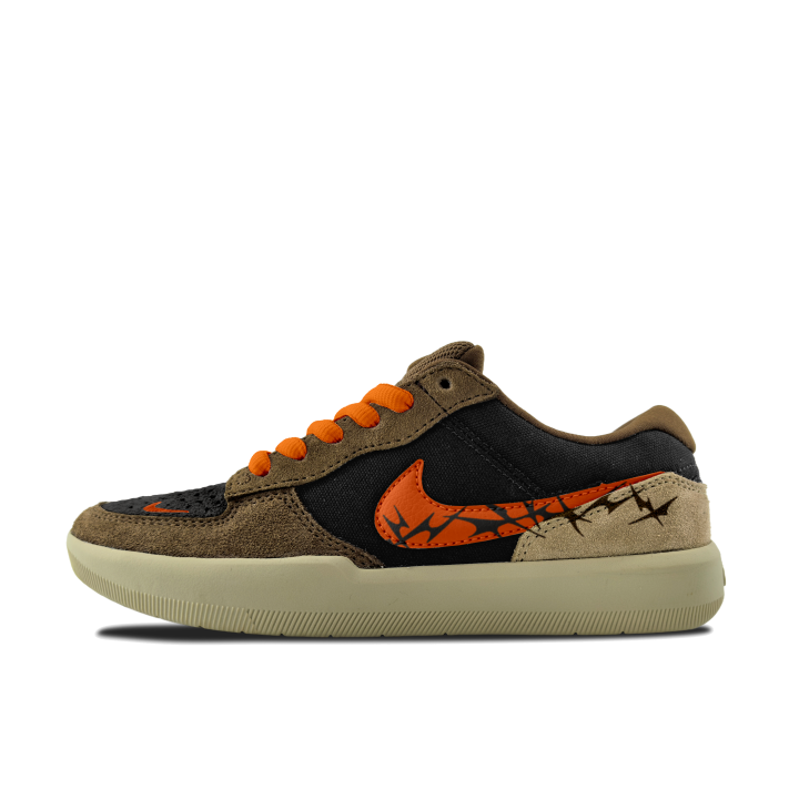 Nike Nike SB Force 58 Abrasion Resistant Abrasion Resistant Low top Skateboard Shoes Unisex Brown