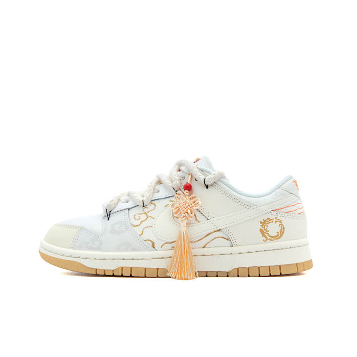 Nike Nike Dunk Auspicious Dragon Brings Prosperity, Amber Leather Slip Resistant Cushioning Abrasion Resistant