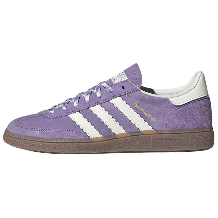 Adidas Originals HANDBALL SPEZIAL Classic And Versatile Low top Skateboard Shoes Unisex Purple White