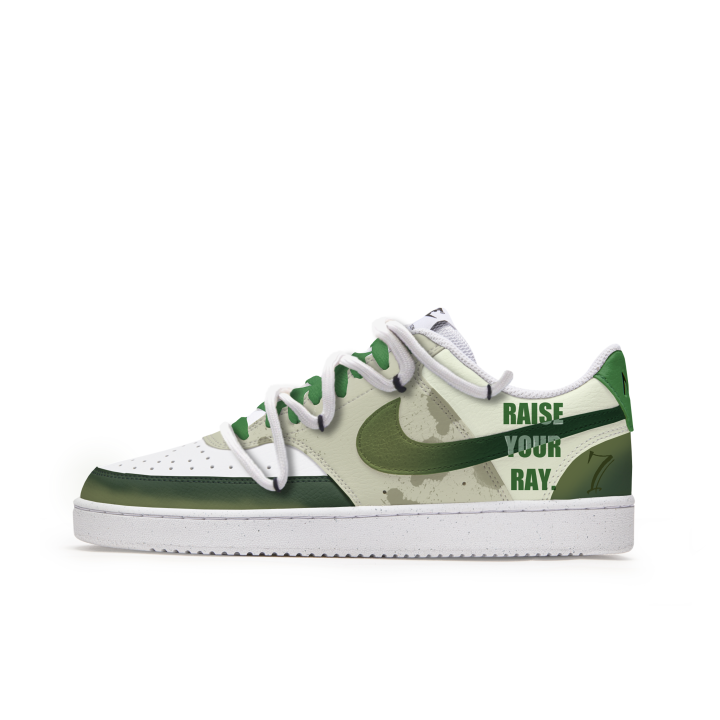 Nike Nike Court Vision 1 Freedom Panda, Venom Slip Resistant Abrasion Resistant Slip Resistant Abrasion Resistant Low top