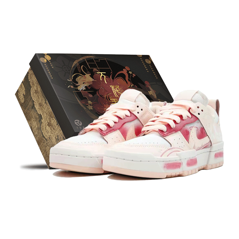 Nike Nike Dunk Disrupt Kaleidoscope Spring, Flowing Blossoms, Box Low top Skateboard Shoes Women's Pink