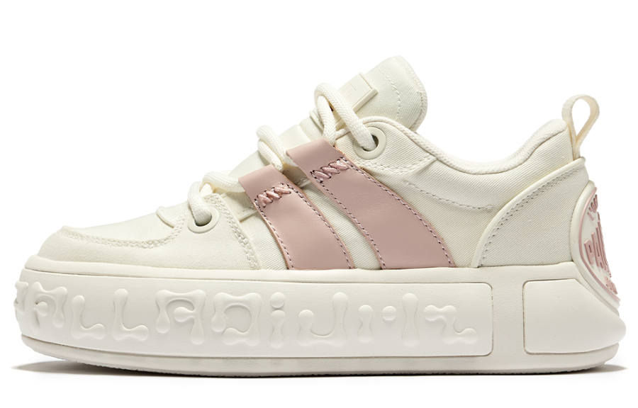 Palladium Balance Abrasion Resistant Low top Skateboard Shoes Women's Pink White
