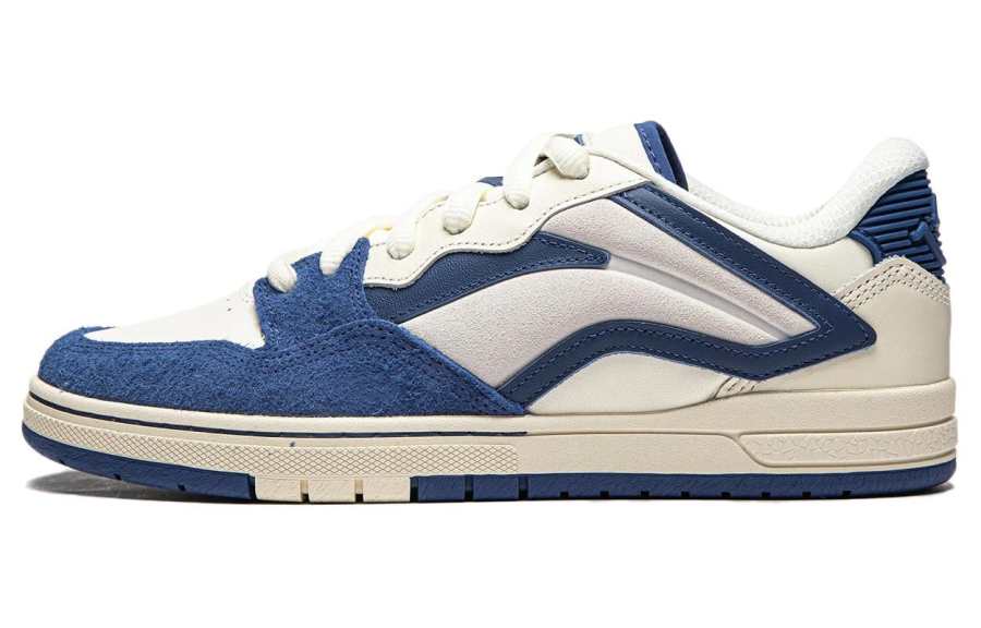 Li-Ning Li Ning Wave Pro Slip Resistant Cushioning Low top Skateboard Shoes Men's Blue White