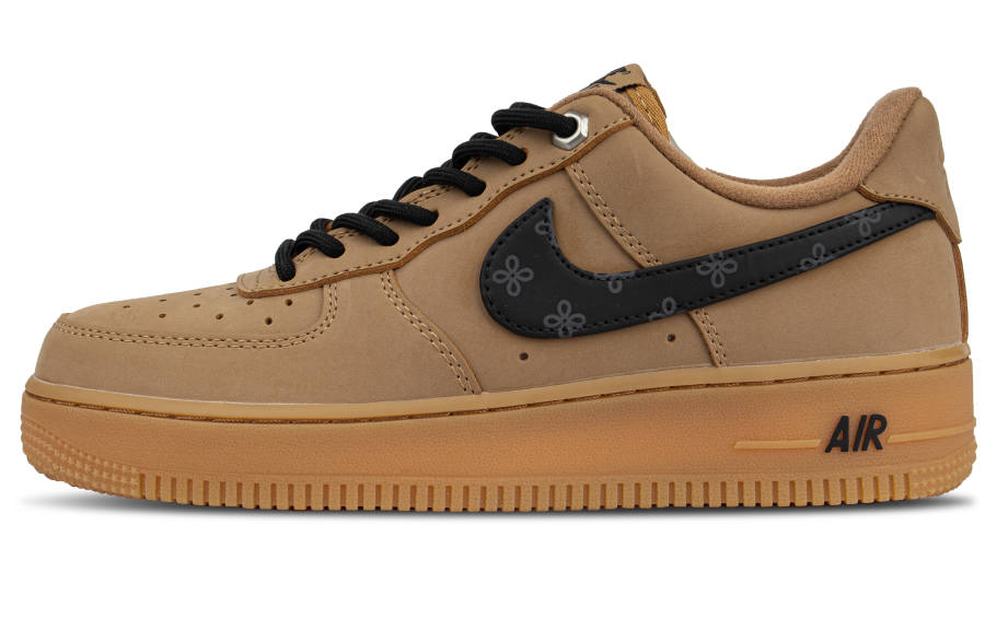 Nike Nike Air Force 1 Secret Floral Jewelry Leather Abrasion Resistant Lightweight Low top Skateboard Shoes Unisex