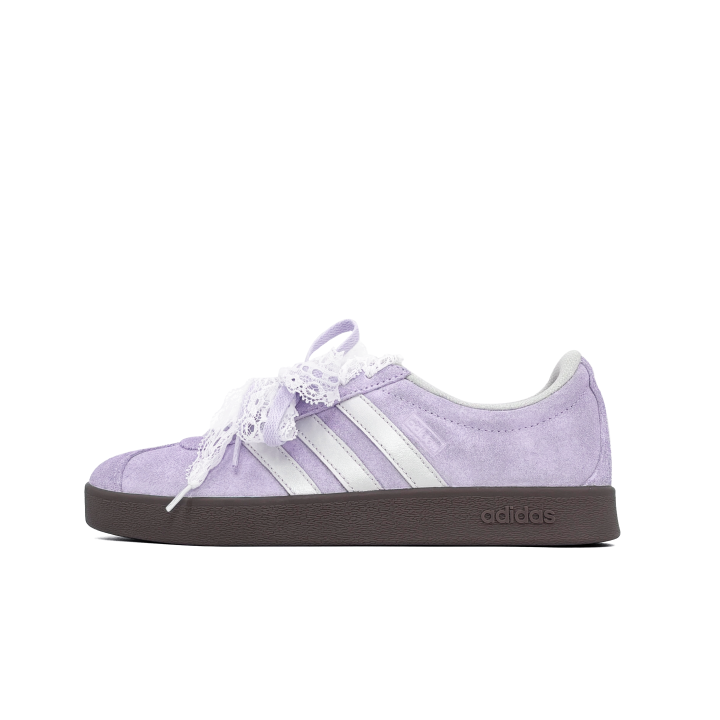 Adidas Adidas Slip Resistant Abrasion Resistant Slip Resistant Abrasion Resistant Low top Skateboard Shoes Unisex Light Purple