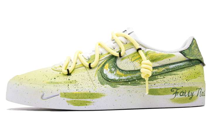 Nike Nike Court Shot The Wizard Of Oz Slip Resistant Lightweight Non slip Lightweight Low top Skateboard Shoes Unisex Green