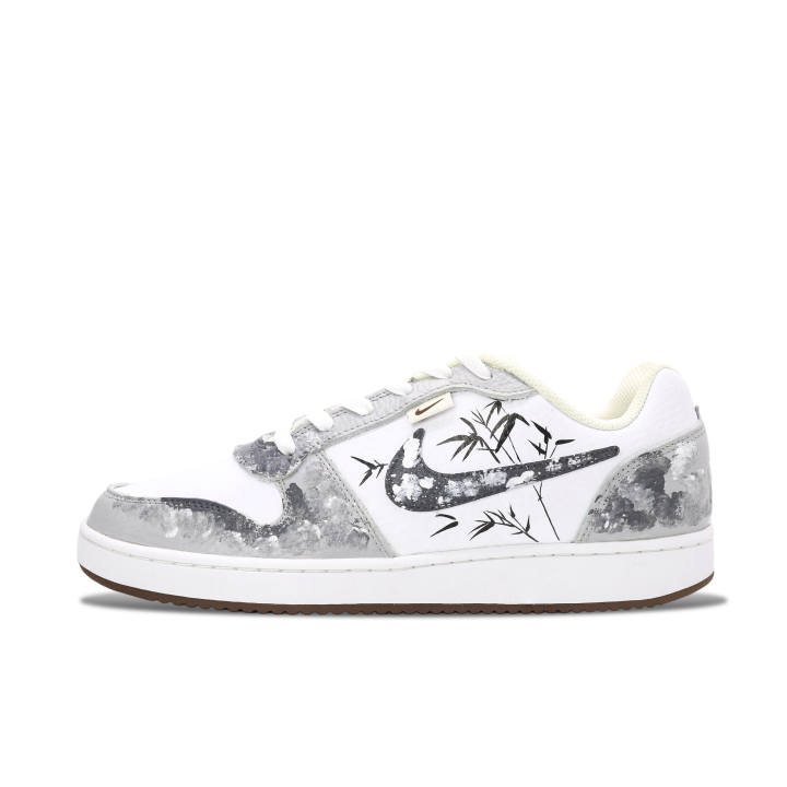 Nike Nike EBERNON Skateboard Shoes Men's Low Top White/Gray