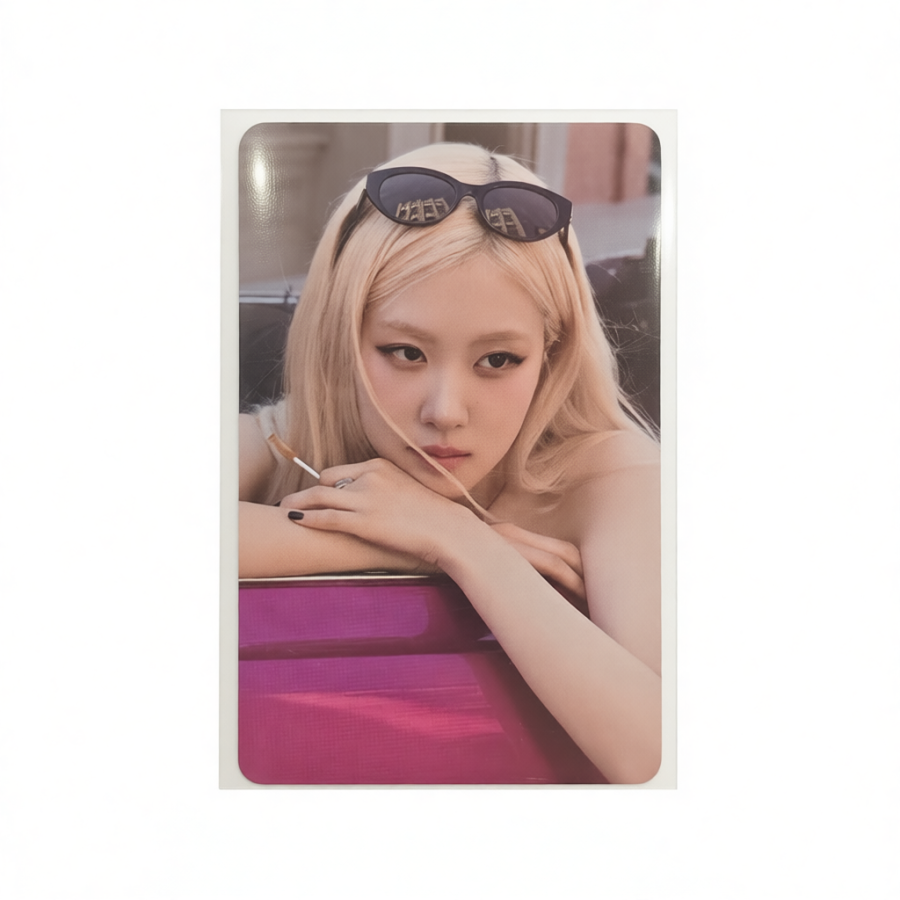 YG ENTERTAINMENT BLACKPINK DEADLINE Goyang Weekend, Concert Max Card Rosé Rosé Photocards 1 Pc