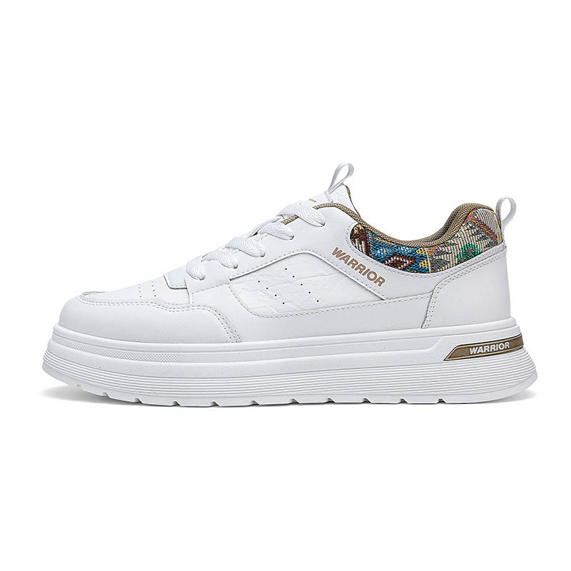 Warrior Height Increasing Abrasion Resistant Lightweight Low top Skateboard Shoes Men's