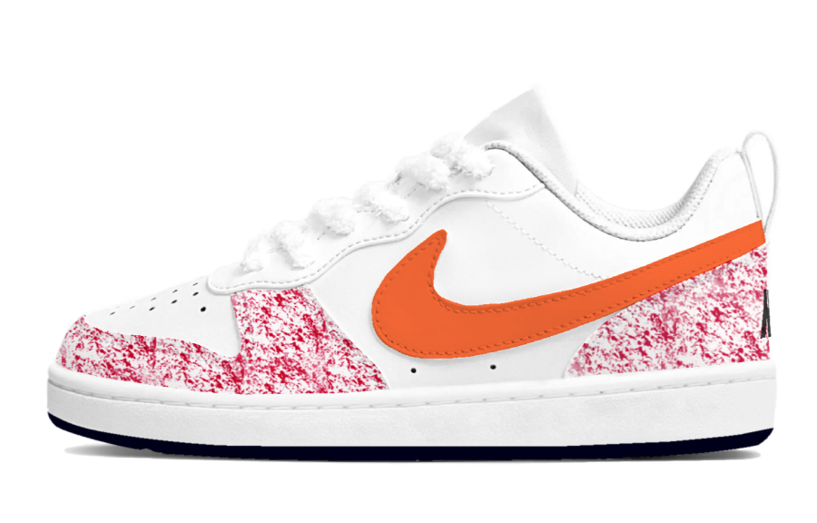 Nike Nike Court Borough Deeply In Love Season Synthetic Leather Cushioning, Wear Resistant Low top Skateboard Shoes Women's