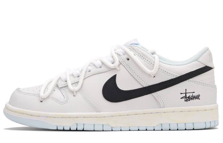 Nike Nike Dunk Maris Sal Iced Tea Low top Skateboard Shoes Unisex White Blue