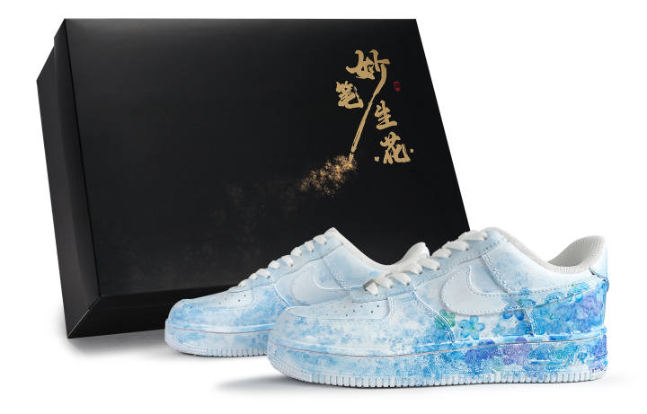 Nike Nike Air Force 1 Skateboard Shoes Unisex Low Top Blue