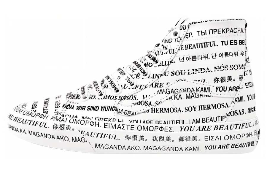 Vans Sk8 Vans-Hi Tapered 'We Are Beautiful - White' Women's