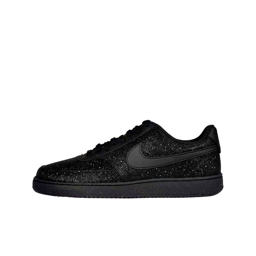Nike Nike Court Vision Slip Resistant Abrasion Resistant Low top Skateboard Shoes Unisex Black Diamond