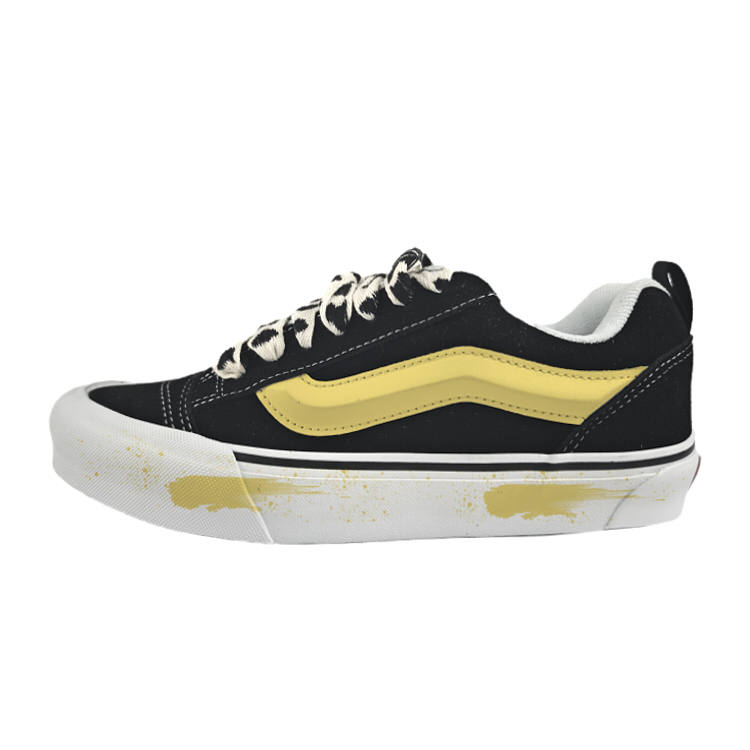 Vans Knu Skool Abrasion Resistant Low top Skateboard Shoes Unisex Black