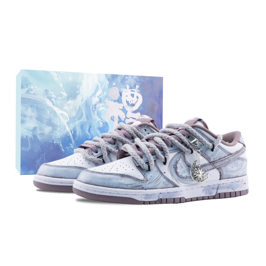 Nike Nike Dunk The Clouds Are Deep And I Don't Know Where Slip Resistant Abrasion Resistant Low top Skateboard Shoes Unisex
