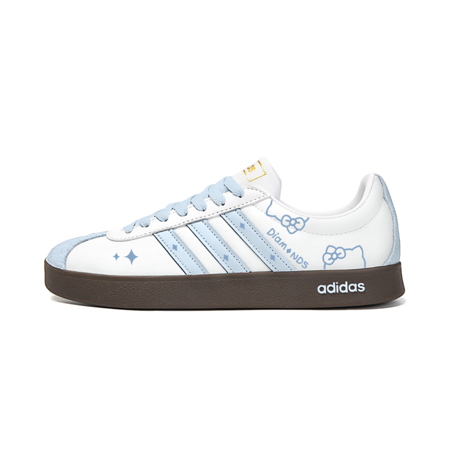 Adidas Adidas Vl Court Classic Cushioning Abrasion Resistant Cushioning, Wear Resistant Low top Skateboard Shoes Unisex