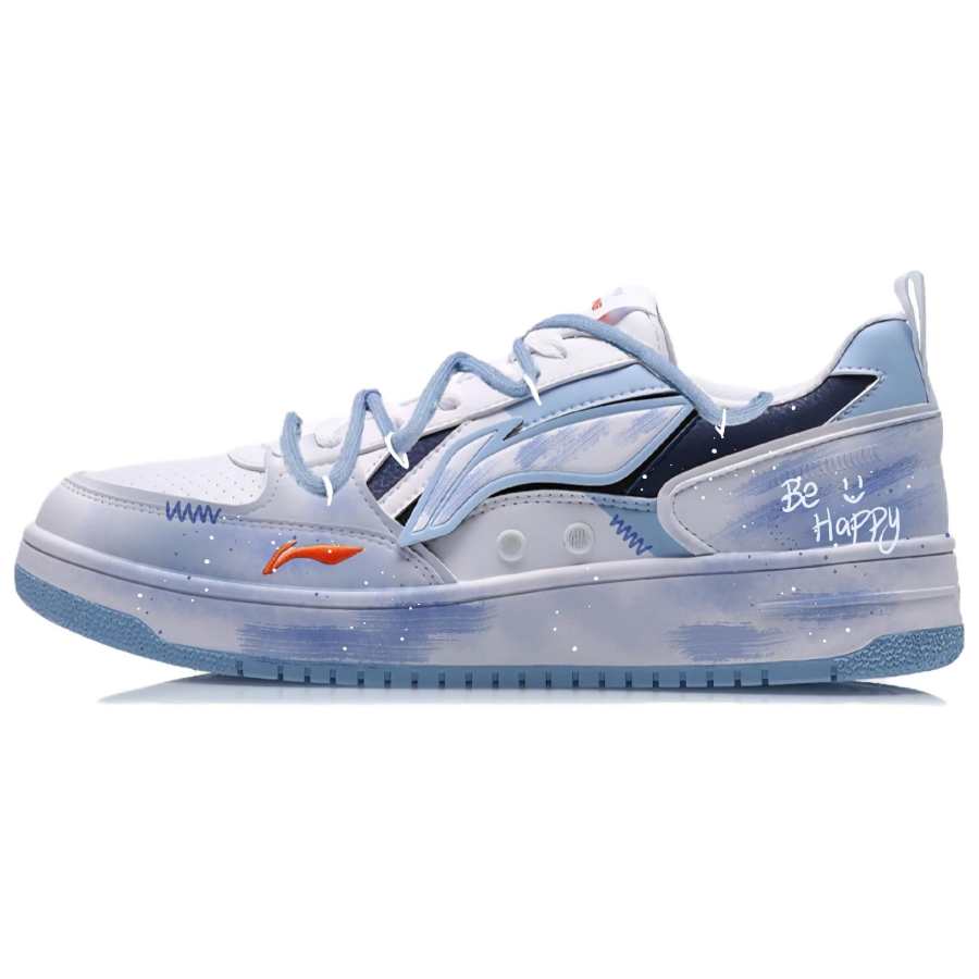 Li-Ning Li Ning Sea And Sichuan Low top Skateboard Shoes Men's Blue White