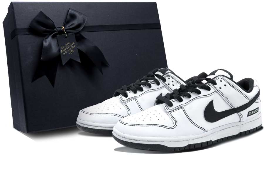 Nike Nike Dunk Slip Resistant, Abrasion Resistant, Lightweight Low top Skateboard Shoes Men's Black White