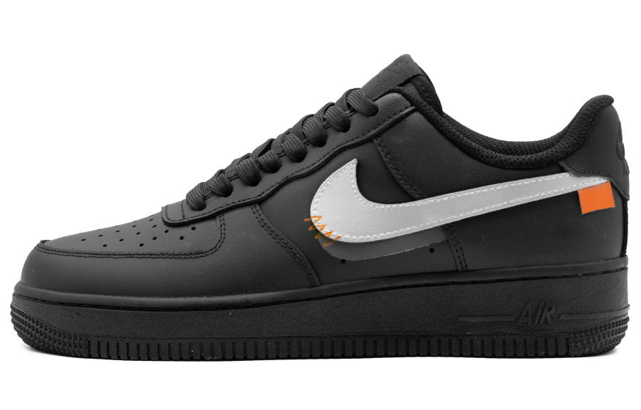 Nike Nike Air Force 1 Silver Snake BBL Year Of The Snake CNY Cushioning Low top Skateboard Shoes Women's Black Silver