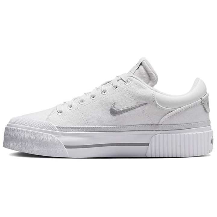 Nike Nike Court Legacy Leather, Suede Low top Skateboard Shoes Women's White
