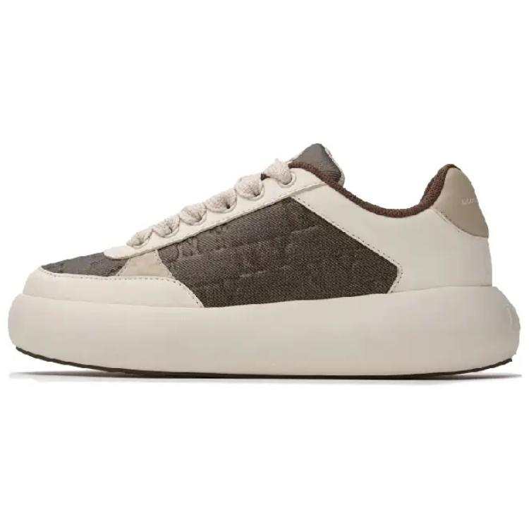 MLB New York Yankees Low top Skateboard Shoes Unisex Light Brown