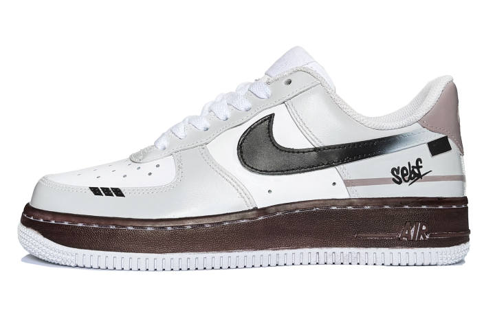 Nike Nike Air Force 1 Lunar Mail, Low Saturation Warrior Cushioning Low top Skateboard Shoes Women's Light Gray