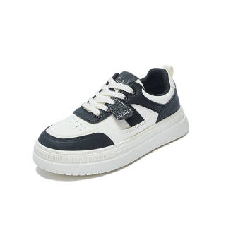KLAOSD Leather Abrasion Resistant Lightweight Slip Resistant Low top Skateboard Shoes Women's
