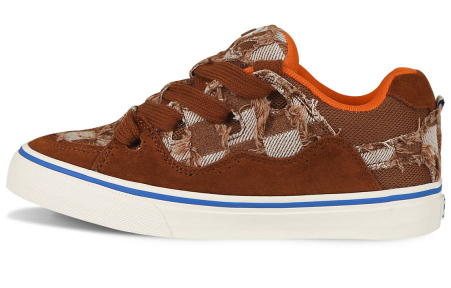 Ollieskate Low top Skateboard Shoes Unisex Brown