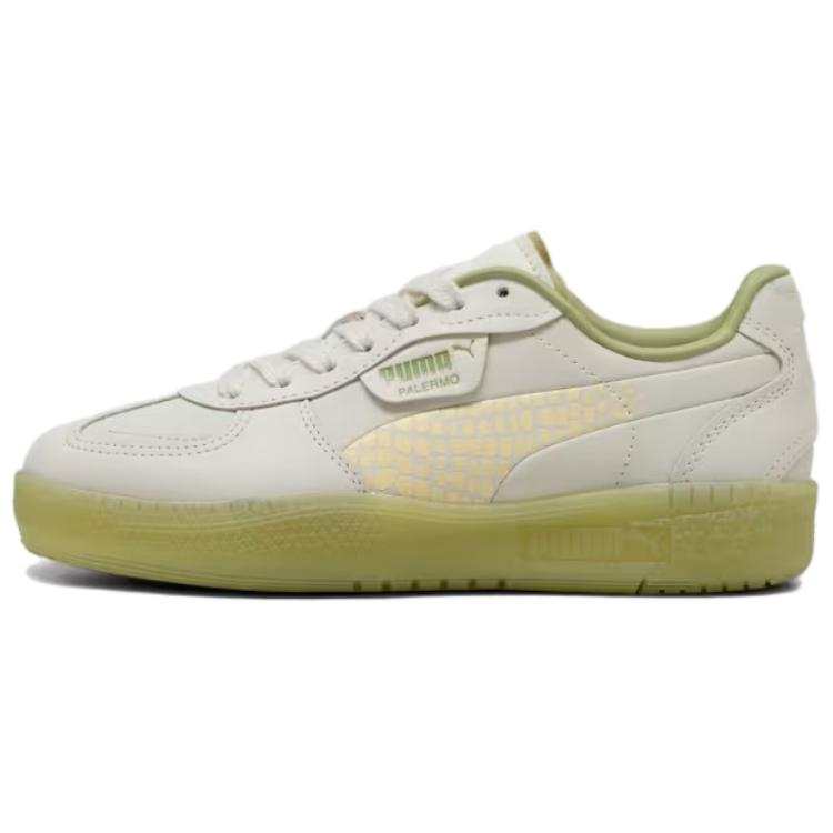 PUMA Palermo Moda Abrasion Resistant Low top German Army Trainers Women's Light Gray